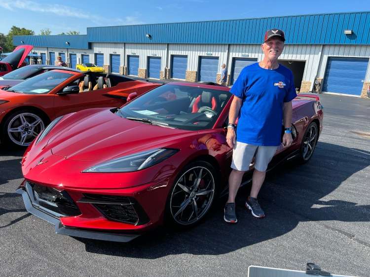 Eighth-generation Corvette sportscar.