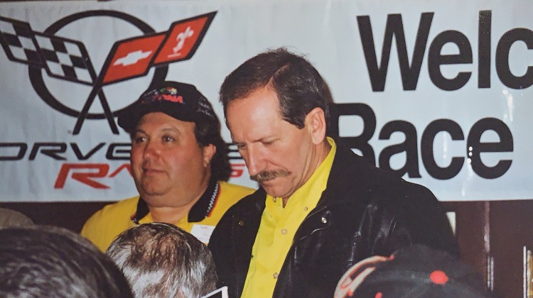 Dale Earnhardt Sr signing autographs at 24Hours of Daytona