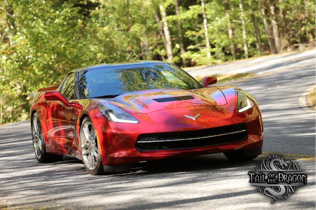 C7 Corvette at the Tail of the Dragon