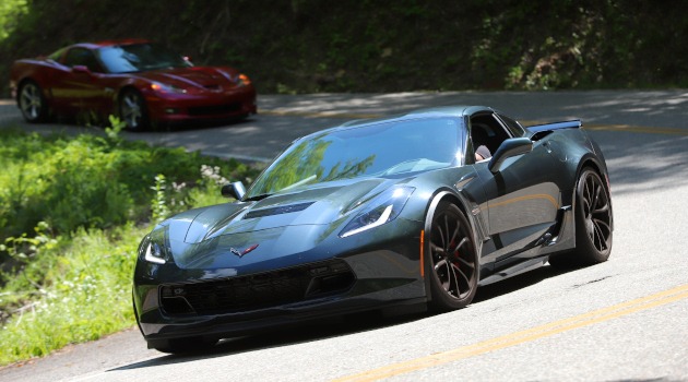 C7 and a C6 Grand Sport on the Tail of the Dragon