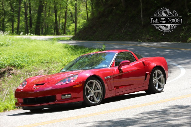 C6 Grand Sport Corvette at the Tail of the Dragon