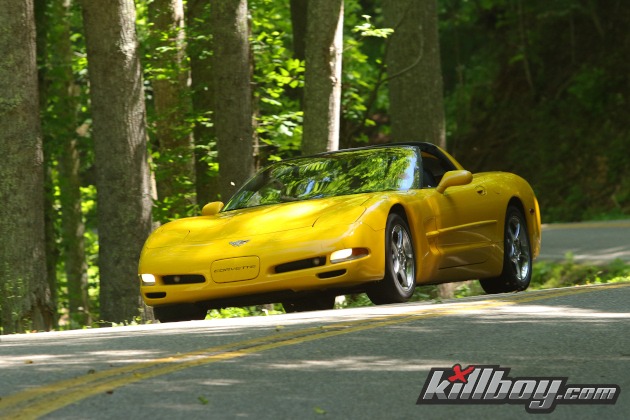 C5 Yellow Corvette coupe