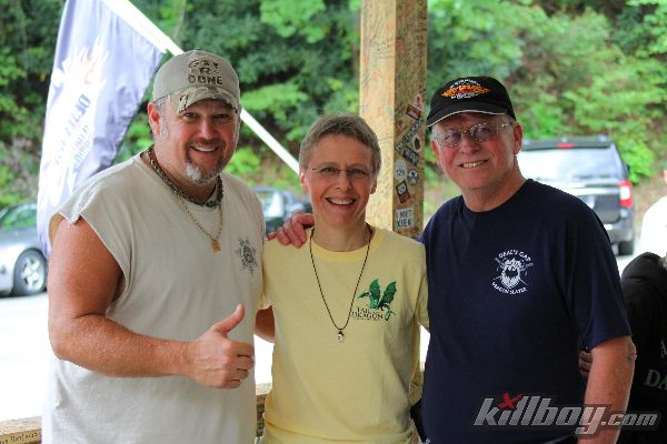 Larry the Cable Guy with Nancy and Ron Johnson