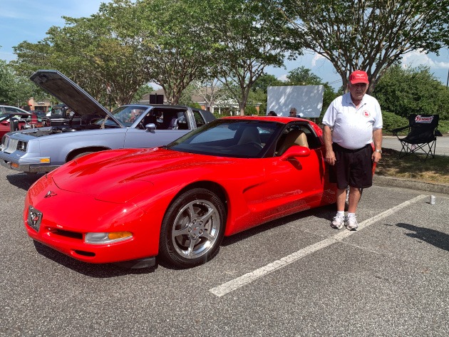 2001 torch red Corvette coupe