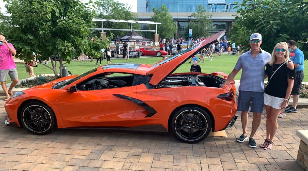 Sebring Orange 2020 C8 Corvette coupe