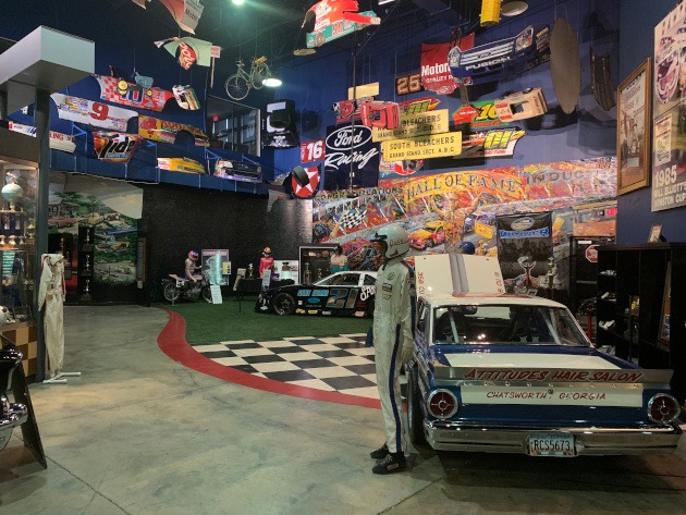 Stotic display at the Georgia Racing Hall of Fame