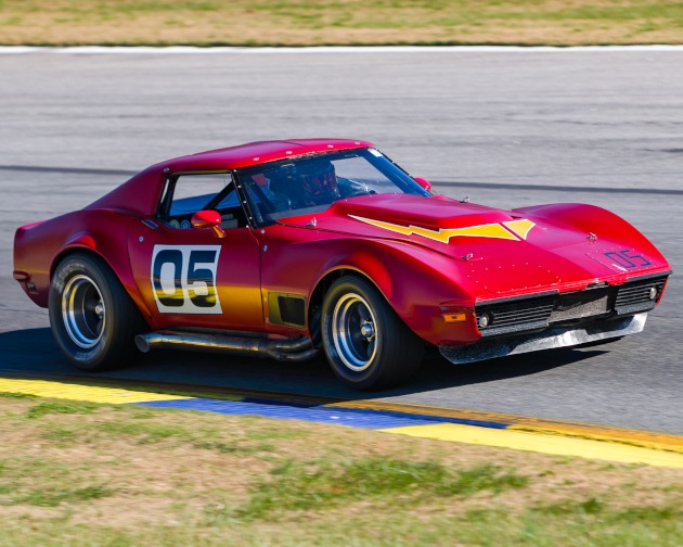 Red #05 Corvette race car