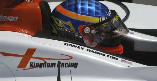 Davey Hamilton in Indy car with Kingdom Racing