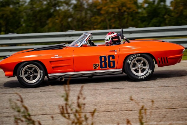 Orange racing Corvette from Kingdom Racing