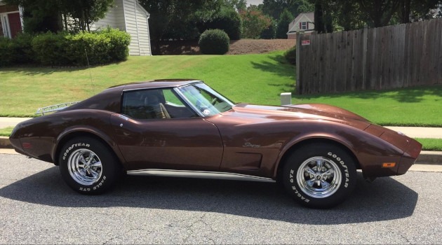 Third-generation Corvette coupe with mag wheels