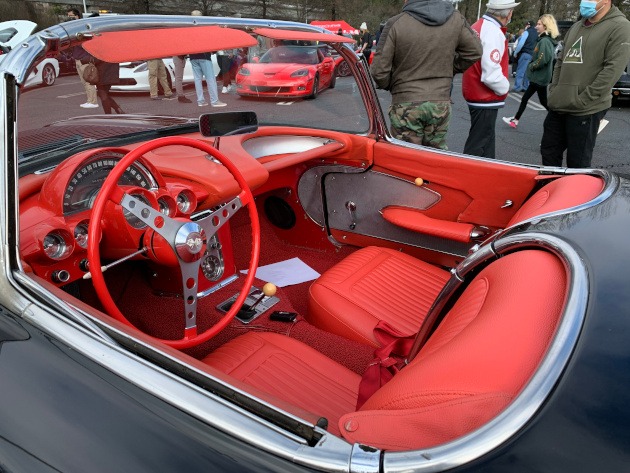 First-generation 1958 Corvette roadster refurbished interior