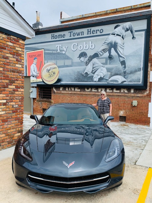 Seventh-generation Shadow Grey C7 by Ty Cobb mural