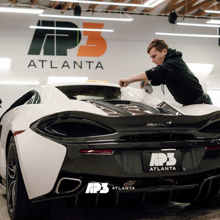 AP3 in Atlanta covering a McLaren with paint protection film