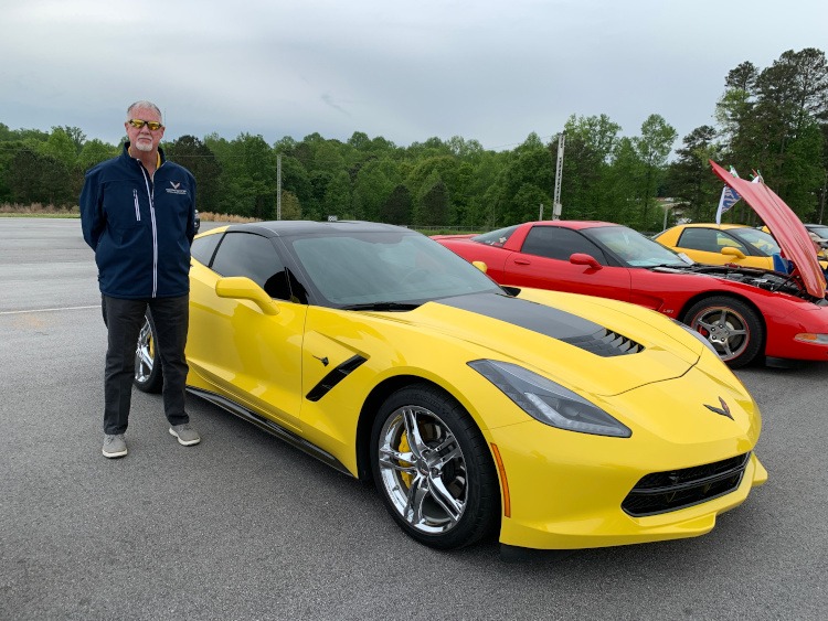 Seventh-generation Corvette Racing Yellow coupe