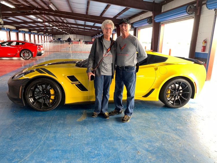 Seventh-generation 2017 Corvette Racing Yellow Corvette at Talladega Superspeedway