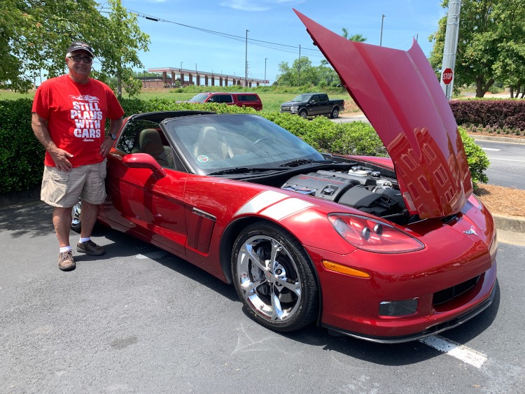 Sixth-generation Corvette Grand Sport in Crystal Red