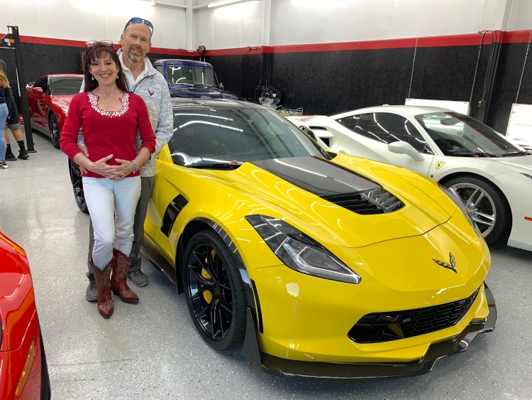 2016 Corvette Racing Yellow Z06 coupe at Vengeance Racing