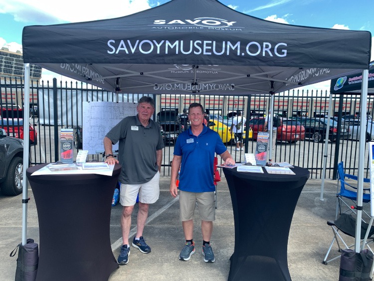 Tent at the Atlanta Motor Speedway event for the Savoy Museum