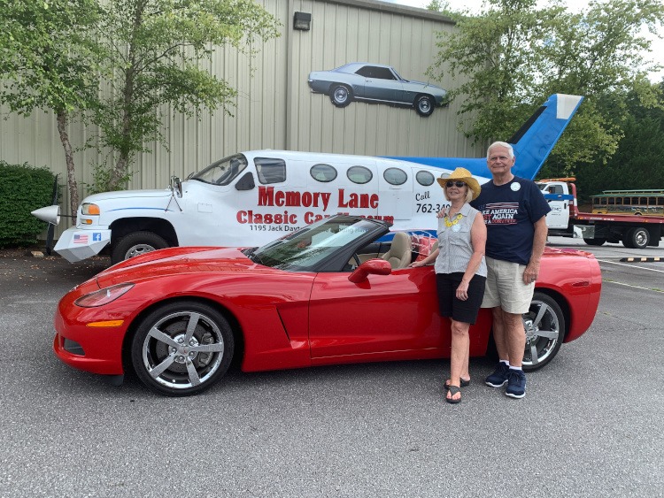 Sixth-generation Victory Red Corvette roadster