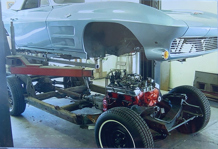 Second-generation Corvette frame off restoration