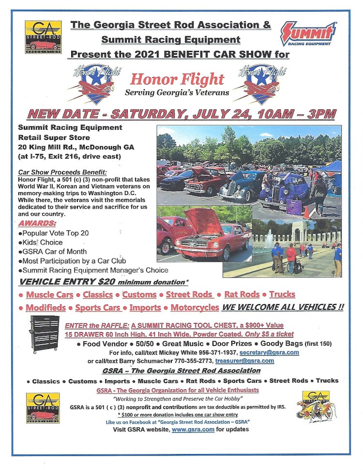 GSRA and Summit Racing car show on July 24th 2021