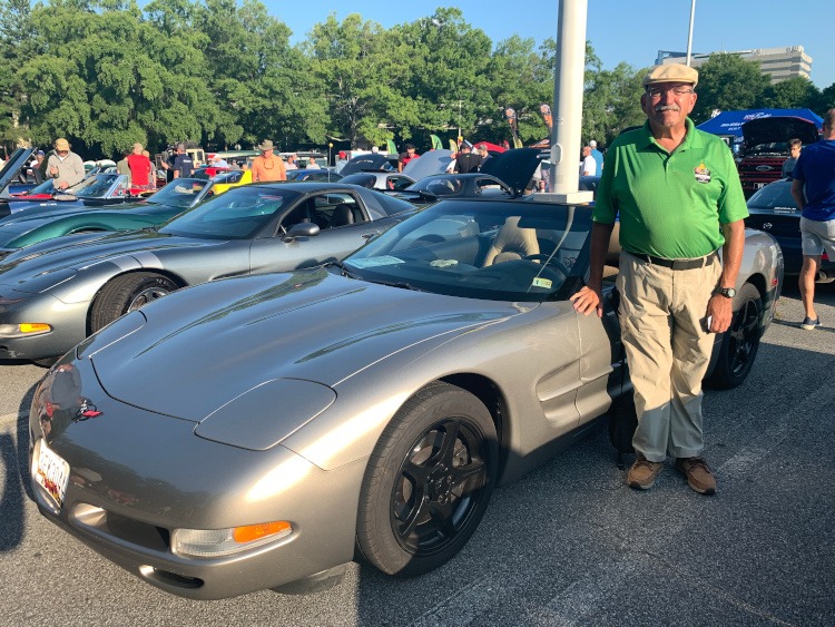 Fifth-generation Corvette convertible in pewter