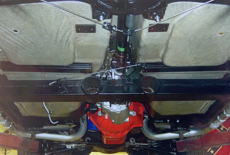 Clean underside of a 1964 Corvette