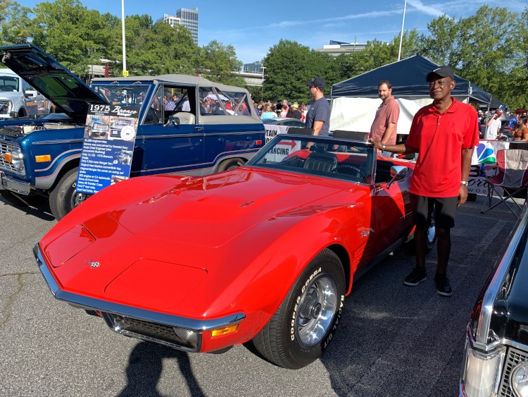 Third-generation Corvette convertible with a 454 cubic inch engine option