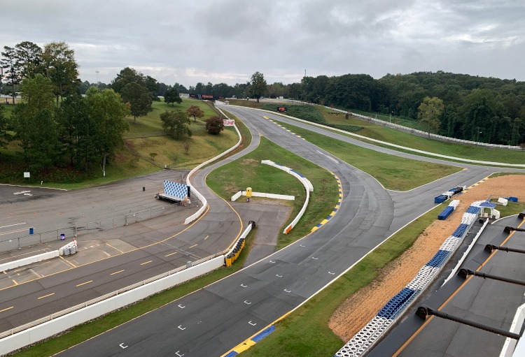 Top of Michelin Tower view of Road Atlanta