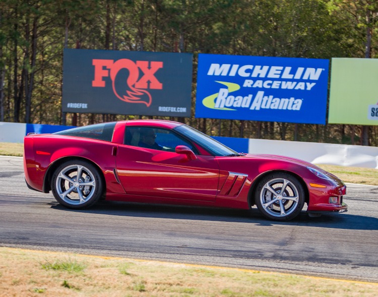 C6 Corvette at Road Atlanta race track