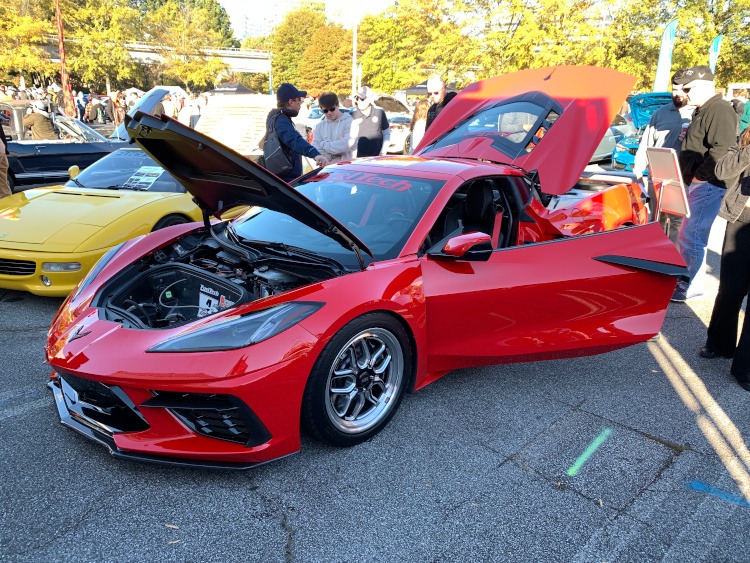 2020 Torch Red C8 Corvette