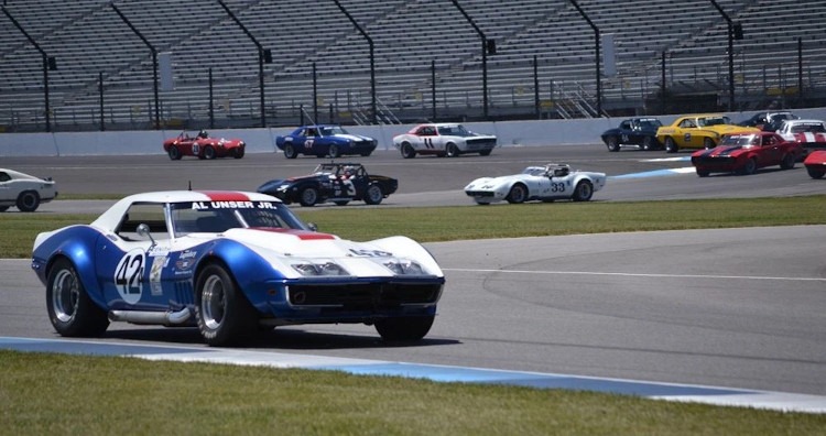 Opening laps of a SVRA racing event