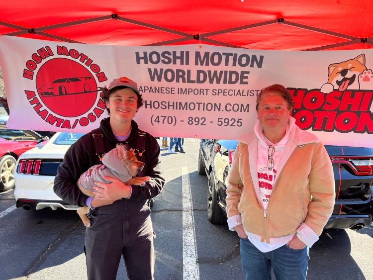Hoshi Motion Worldwide Tent at car show