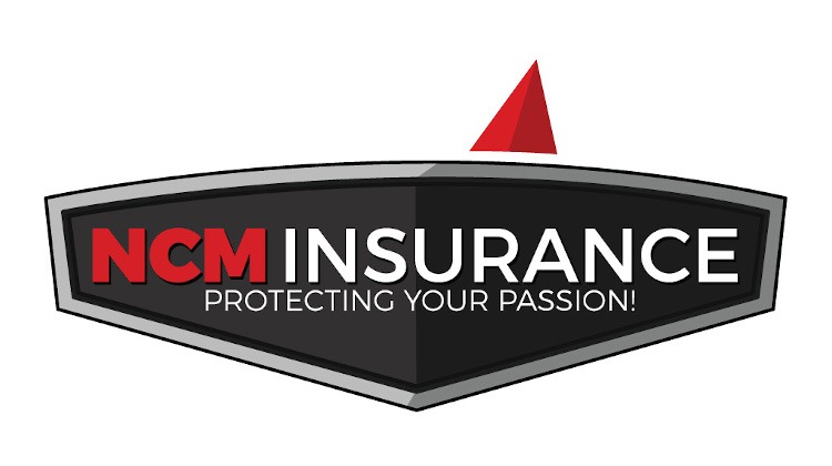 NCM Insurance logo at the National Corvette Museum