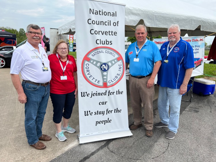 Members of the National Corvette Council of Clubs