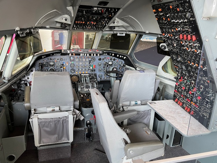 Flight controls for a classic Boeing jet