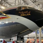 The Spirit of Delta jet airliner at the Delta Air Museum