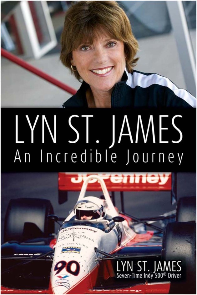 An Incredible Journey book cover with Lyn St. James