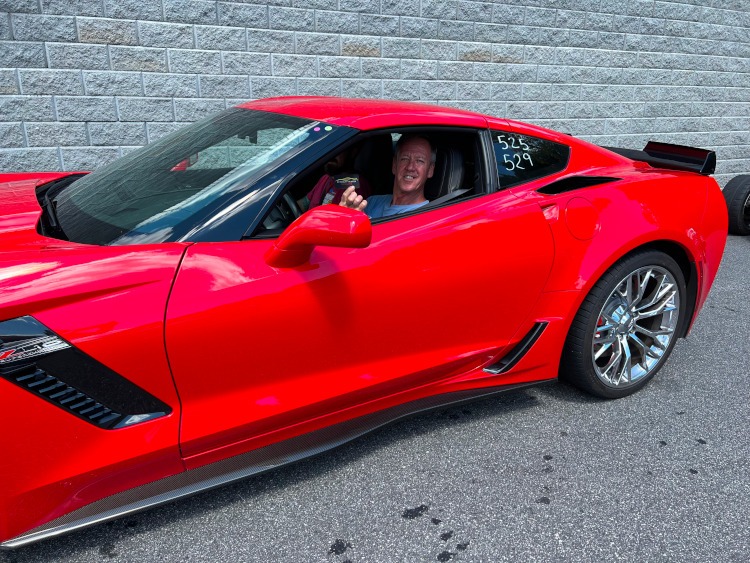 Seventh-generation Z06 edition coupe in Torch Red Corvette