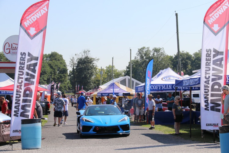 The manufacturers Midway at Corvettes of Carlisle event