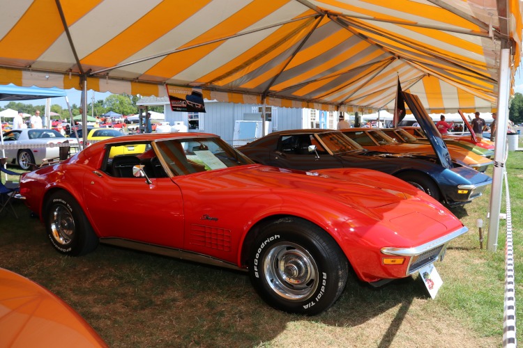 50th anniversary Corvette tent