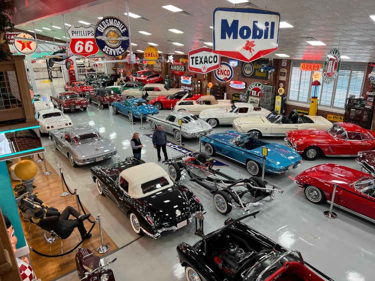 Inside the Vintage Corvettes museum