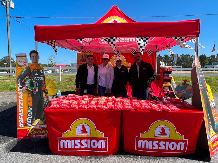 Mission Food sponsorship tent