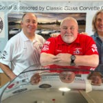 Three member of the Classic Glass Corvette Club