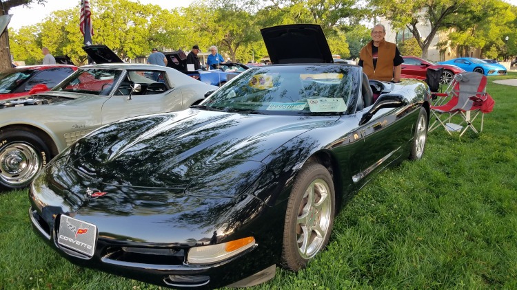 Fifth-generation Corvette at a car show