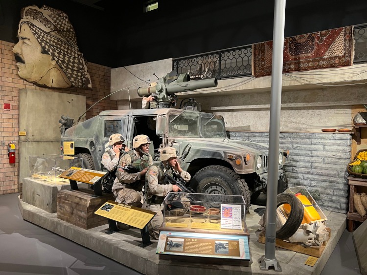 Static display of the Iraq conflict.