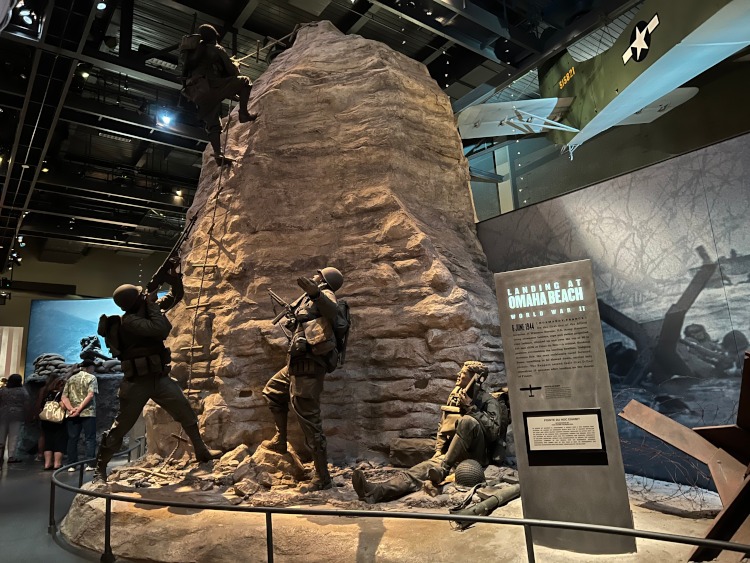 Invasion of Normandy during WWII display