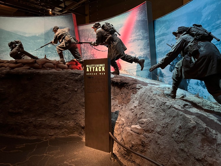 Korean War static display at the U.S. Infantry Museum.