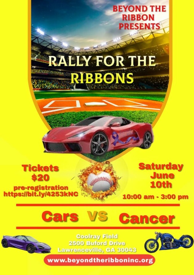 Beyond The Ribbon Hosts "Cars Vs Cancer" Event At Coolray Field