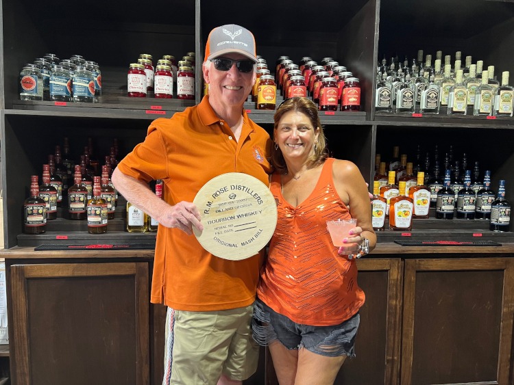 Two people at RM Rose Distillery